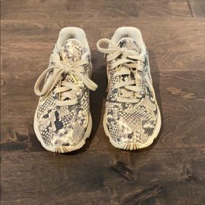 Adidas snake print sneakers